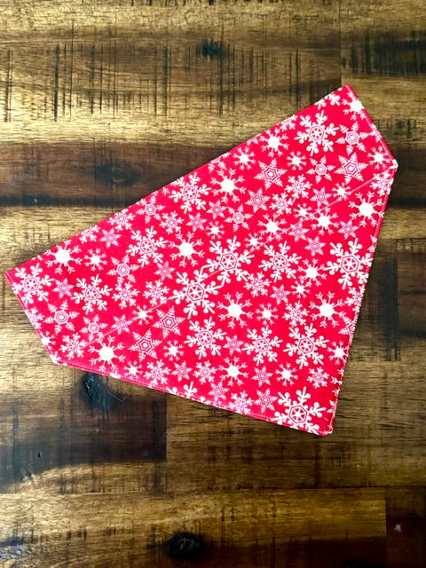 Red & White Snowflakes